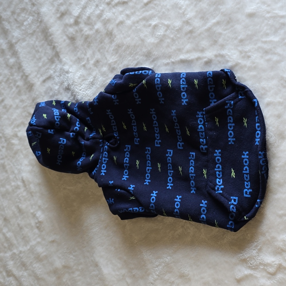 Reebok Blue Hooded‎ Dog Sweater